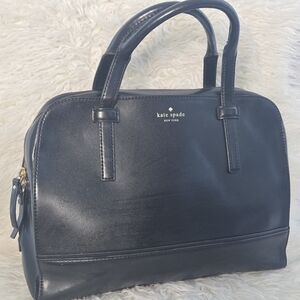 Kate Spade Black Leather Satchel